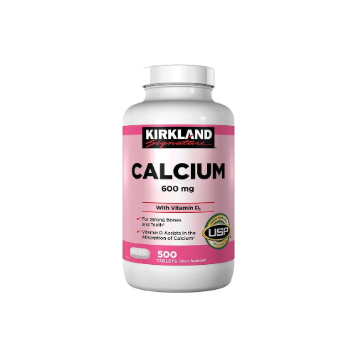 Kirkland Signature Calcium With Vitamin D3 500 Tablets