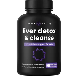 Nutrachamp Liver Cleanse Detox & Repair Formula, 60 Capsules