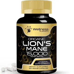 Wellness LabsRx Lions Mane Supplement Capsules - 120 Count