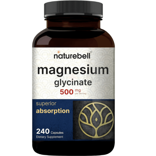 Naturebell Magnesium Glycinate 500mg 240 Capsules