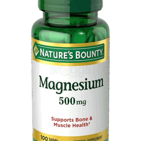 Nature's Bounty Magnesium 500mg 100 Tablets