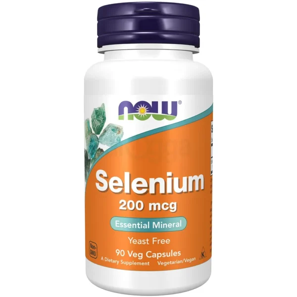 Now Foods, Selenium, 200 mcg, 90 Vegan Capsules, Laboratory Tested, Trace Element, Selenium, Gluten Free, Soy Free, Vegetarian