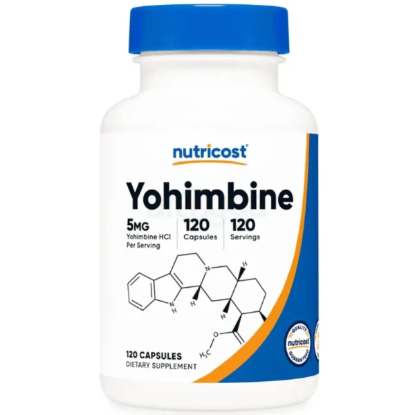 Nutricost Yohimbine HCl 5mg, 120 Capsules