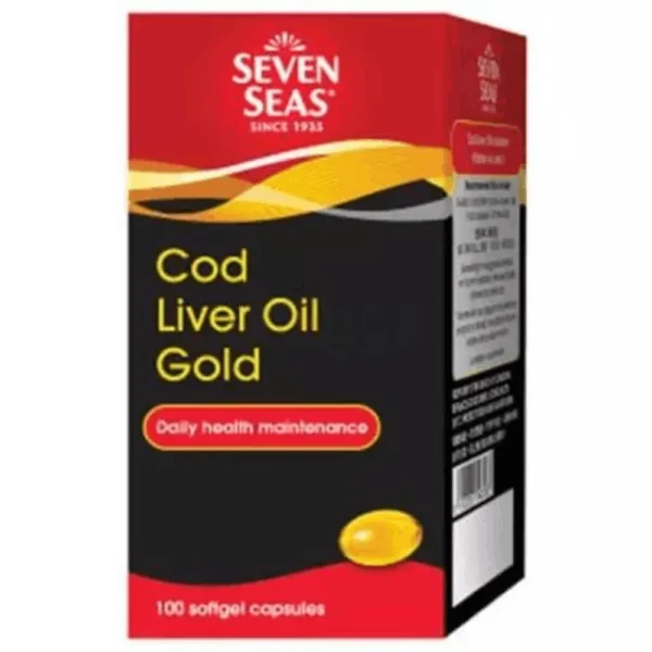 Seven Seas Cod Liver Oil Gold 100 Capsules