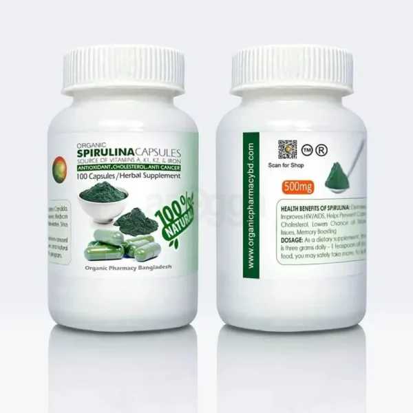Spirulina Capsules 500mg