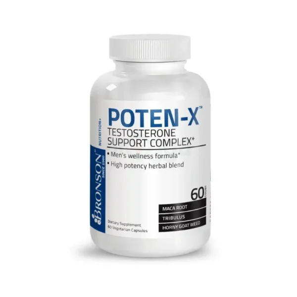 Bronson Poten-X Testosterone Support Complex - 60 Vegetarian Capsules