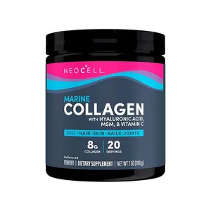 NeoCell Marine Collagen with Hyaluronic Acid, MSM & Vitamin C - 8g - 200g Powder - 20 Servings